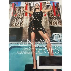 ELLE Magazine September 2023 ZENDAYA SERVES Guide to Fall Fashion BEAUTY